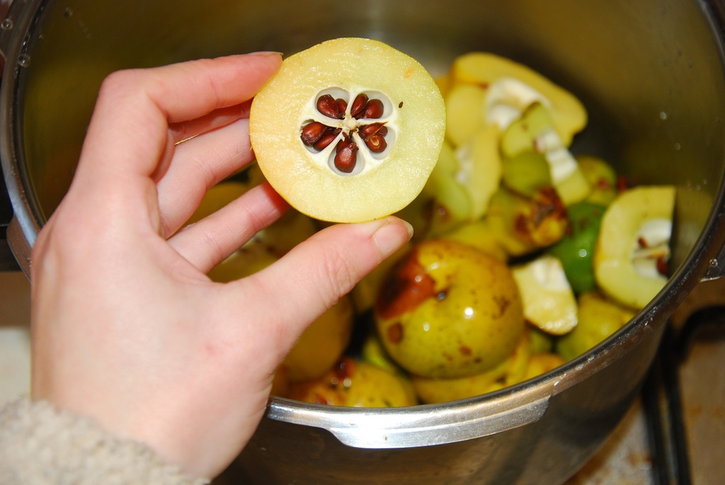 Lightly Spiced Quince Jelly