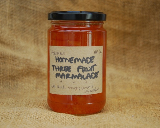 Homemade Three Fruit Marmalade